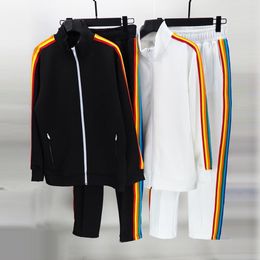 Fashion Mens Tracksuits zipper coats street loose Pants for Men and women fashion Sportswear Jogging Casual Mens womens Hip Hop Streetwear letter printed Clothing