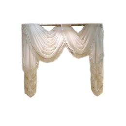 Curtain & Drapes High Quality Valance Customization For Villa Apartment Living Room Top El Bedroom Kitchen Custom