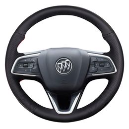 Hand Sewn Steering Wheel Cover for Buick Enkola GX Micro Blue 6 Yuelang Gl8gl6 Automobile