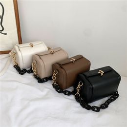 Mini Black Box Design PU Leather Crossbody Bags For Women 2021 Handbags And Purses Female Chain Shoulder