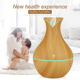 Aromatherapy Air Humidifier LED Electric Diffuser Essential Oil Aroma Night Light Home Relax Defuser Mist Maker 210709