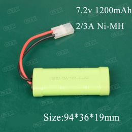 2pcs new energy 7.2v 1200mah 2/3A NI-MH Battery pack High-expanded power battery for Airsoft gun household appliances