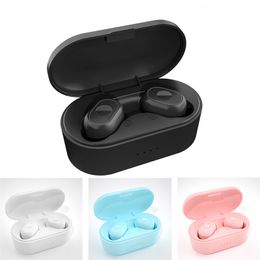 Y80 A6S Bluetooth Cell Phone Earphones wireless sports mini headset stereo in-ear M1 4 Colours