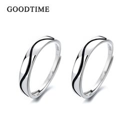 Cluster Rings Trendy Pure 100% 999 Sterling Silver Ring For Women Men Enamel Commemorative Gift Jewellery Couple