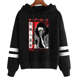 2021 Hoodies Unisex My Hero Academia Harajuku Japanese Anime Dabi Printed Men's Hoodie Male Streetwear Sweatshirt Coat H1227