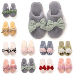 Fashion Winter Fur Slippers for Women Yellow Pink White Snow Slides Indoor House Fashion Outdoor Girls Ladies Furry Slipper Soft Shoes