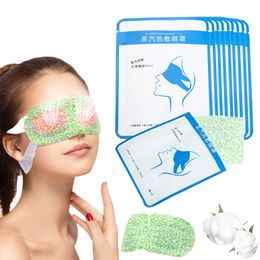 10 Pack Steam Eye Masks For Dry SPA Warm Care Relief Fatigue Sleep Mask Puffy Moist Heating Compress Pads