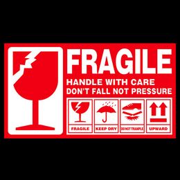 336Pcs 15x9cm Fragile Warning Label Sticker Fragile Sticker Up and Handle With Care Keepc Large Shipping Express Label