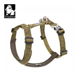 TRUELOVE Best Trail Runner No-Pull Dog Harness with Materials Small, Medium, Large Dogs Army Green YH1801