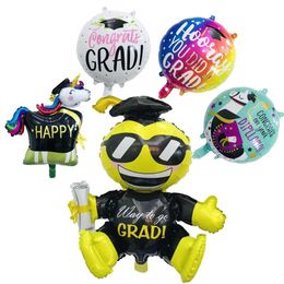 Party Decoration Aluminium Air Foil Helium Balloons Graduation Gift Favor 2021 Diploma Decorations Decor Congrats Grad You Did It