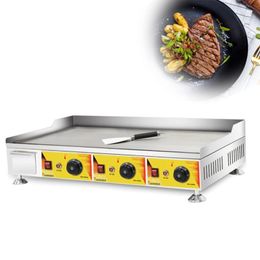 Food Processing Long BBQ Electric Griddle Plate Teppanyaki Machine