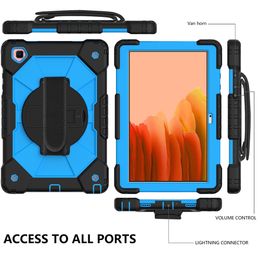 Heavy Duty Shockproof case Cover hand strap for ipad 10.2 ipad7 ipad10.2 air4 samsung 10.4" T500 T505 8.7" T225 T220 HUAWEI T10 T10S