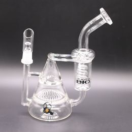 10.8 inch BIO Beaker Glass Bong Hookahs for smoking Tornado Hookah Recycler Bongs