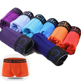 4pcs Underwear Male Cueca Modal Sexy Men Soft Underpants Boxer For Man Panties Comfortable U-Convex Shorts