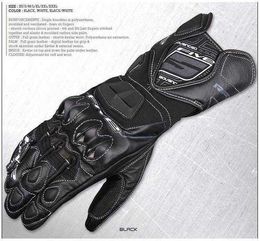 New FIVE 5 Black Leather GLOVE RFX1 printing Racing Knight Motorcycle motor off-road anti-fall gloves H1022