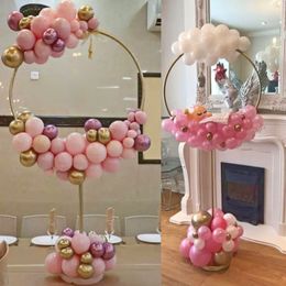 Stock Wedding Decoration Balloon Arch Balloons Stand Baby Shower Birthday Party Balloons Round Hoop Holder Birthday Party Supplies