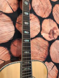 2022 New OM45 40" 6 String Acoustic Guitar. Spruce top veneer and rosewood back..