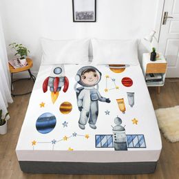 baby sheet sets Australia - Sheets & Sets Elastic Fitted Sheet Cartoon Bed With An Band Mattress Cover 160X200 Kids Baby Children Cute Aerospace