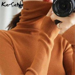 Women's Sweater Winter Clothe Black Turtleneck Sweaters Winter Warm Women's Turtlenecks Pullover Sweater Autumn Pull 210810