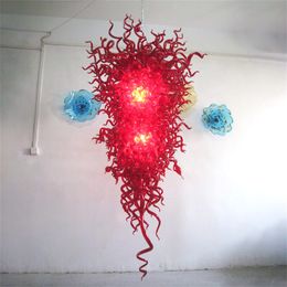 Modern Lamps Murano Glass Chandeliers Hand Blown Pendant Lights Lamp Led Foliage W70XH120 cm Miscellaneous Chain Chandelier Lighting