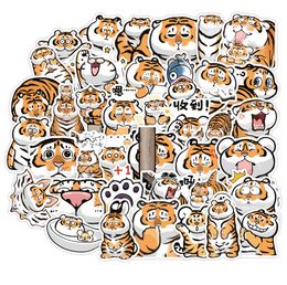 100Pcs Cute Tigers Stickers For Skateboard Laptop Luggage Bicycle Guitar Helmet Water Bottle Decals