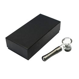 Aircraft Aluminum Alloy Smoking Herb Pipe 150 MM With Bowl Metal Tobacco Pipes Glass Smoke Hand Spoon Water Bong Accessories