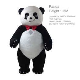 Mascot Costumes3M Inflatable Panda Mascot Costume Suit Advertising For Adult Suitable For 1.7m To 1.8m Party Game Dress Outfits Xmas