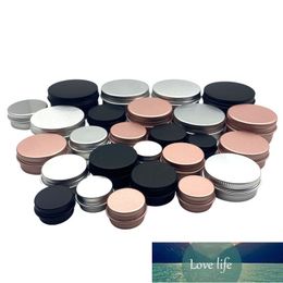 50pcs 5g 10g 15g 30g 60g Colorful Cosmetic Aluminum Jars Personal Care Cream Mask Packaging Container Pots Lip Balm Container Factory price expert design Quality