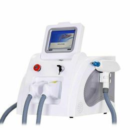 Multifunctional Laser Machine Tattoo Removal Beauty Equipment2 In 1 OPT Nd Yag Permanent Hair Remover Machine IPL Acne Treatment