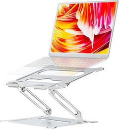 Laptop Notebook Stand Holder, Ergonomic Adjustable Laptop Stand Portable Laptop Riser Compatible with MacBook Air Pro
