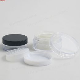 500 x 20G 30g Empty Clear Pet Skin Care Cream Jar With Plastic Lids with Insert 1oz Cosmetic Portable Container Puff Cakehigh qualtity