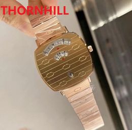 Top quality nice model Fashion lady special quartz watch 35mm causal women 316L Stainless Steel Wristwatches Luxury female clock Popular Watches Bracelet
