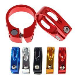 34.9 mm Aluminum Alloy Quick Release Seat Post MTB Bike Bicycle Cycling Saddle Seat Post Clamp Red/ Black/ Gold/ Silver/ Blue 581 Z2