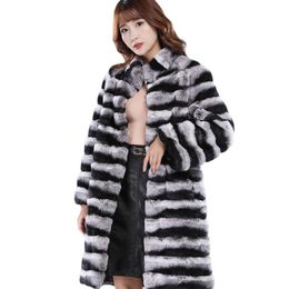 Women's Fur & Faux S-9XL Fashion Winter Clothing Plus Size Warm Jacket Loose Casual Mink Coat