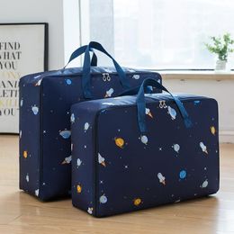 Storage Bags Oxford Cloth Dampproof Sorting Quilt Bag Large Capacity Closet Cabinet Container Luggage Finishing Moving Packing B