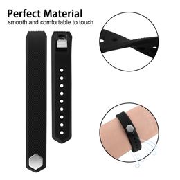 Sport Bands New Replacement Wrist Band silicone Strap Clasp For Fitbit Alta Smart Watch Bracelet 18 Color Small Large