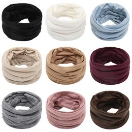 chunky knit infinity scarf NZ - Women Men Fashion Female Winter Warm Scarf Solid Chunky Cable Knit Wool Snood Infinity Neck Warmer Cowl Collar Circle Scarves