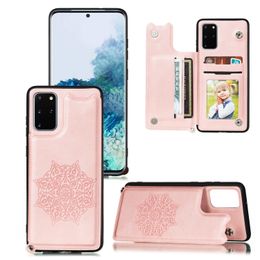 Mandala Phone Cases With Card Slot For iPhone 13 Pro Max 12 Mini 11 XR 8 Plus Samsung S10 S20 FE S21 Ultra Note 20 A20S A21S A51 A71 Huawei P40 Mate 40 Xiaomi