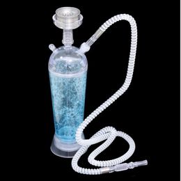 Vertical acrylic hookah bottle hookah set finished product suitable for bar KTV Hookah Shisha