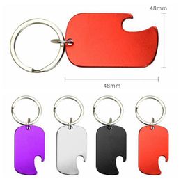 multifunctional Dog Tags bottle opener key chain backpack nameplate light and easy to carry Aluminium alloy multicolor optional KK0041HY