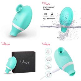 Nxy Sex Toy Vibrators Female Lick Vibration Absorber 2 in 1 7 Mode Clitoris 1218