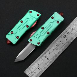 action steel Australia - 4 Steel knife Double Outdoor Tool models automatic Knife Aviation Aluminum Handle D2 tactical Action EDC Portable dinner Kitchen Mini c Cfmt