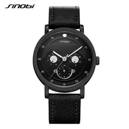 Sinobi Creative Men's Smile Face Watches Fashion Sports Genuine Clock Men's Quartz Waterproof Wristwatch Relogio Masculino Q0524