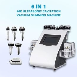 6 In 1 Cavitation RF Lipo Laser Weight Reduce Body Slimming Vacuum Beauty Equipment