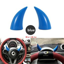 Interior Decorations Car Steering Wheel Devil Horn Decorative Tachometer Bezel Modified Dashboard Air Outlet Personalised Ornaments MINI SMA