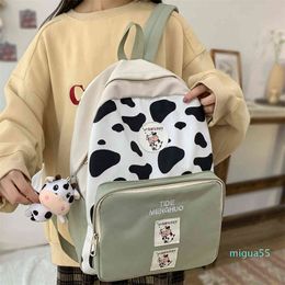 Backpack Style Kawaii Boek Meisje Student Rugzak Harajuku Schooltas Mode Laptop Leuke Luipaard