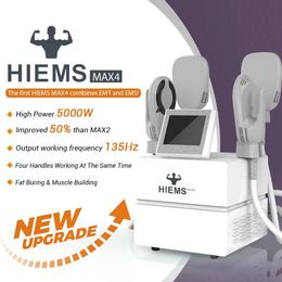 Lazy fitness ems machine HIEMT MAX Portable Hiems Electromagnetic Sculpting Machine Magnetism Wave Muscle Building Instrument for Butt Lift Fat Removal
