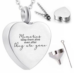 Heart cremation Jewellery ashes urn pendant necklace family/pet keepsake Jewellery