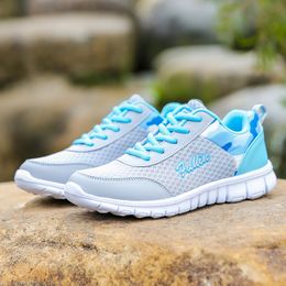 high quality women's breathable mesh sports running shoes daily lightweight women cross-border sneakers trainers