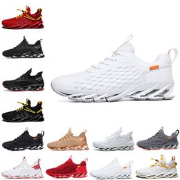 Non-Brand men women running shoes Blade slip on black white all red Grey orange gold Terracotta Warriors trainers outdoor sports sneakers EUR 39-46